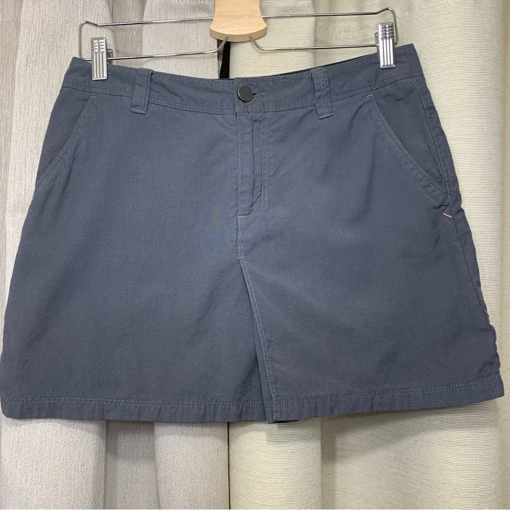 Icebreaker Destiny Skirt Gray Sz 28 Merino Organic Cotton A line Casual Sporty - Picture 15 of 15